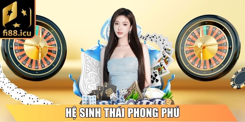 Hệ sinh thái phong phú