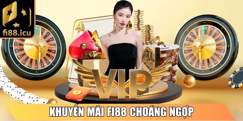 Khuyến mãi Fi88 choáng ngợp thu hút người dùng